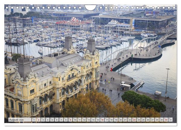 Produktbild: BARCELONA - Metropole am Mittelmeer (Wandkalender 2026 DIN A4 quer), CALVENDO Monatskalender