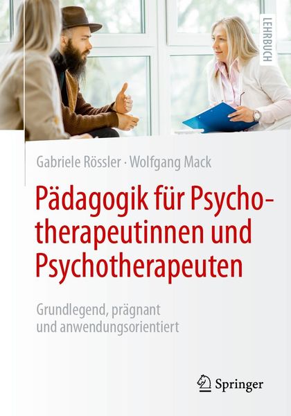 Produktbild: P&auml;dagogik f&uuml;r Psychotherapeutinnen und Psychotherapeuten