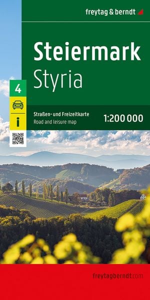 Steiermark, Straßen- und Freizeitkarte 1:200.000, freytag & berndt, Sonstige von , KOMPASS freytag und berndt, 978-3-7079-2089-5