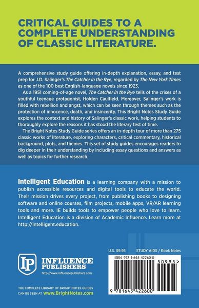 Produktbild: Study Guide to The Catcher in the Rye by J.D. Salinger