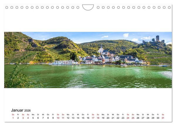 Produktbild: Mosel im Panorama (Wandkalender 2026 DIN A4 quer), CALVENDO Monatskalender