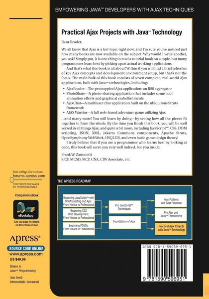 Produktbild: Practical Ajax Projects with Java Technology