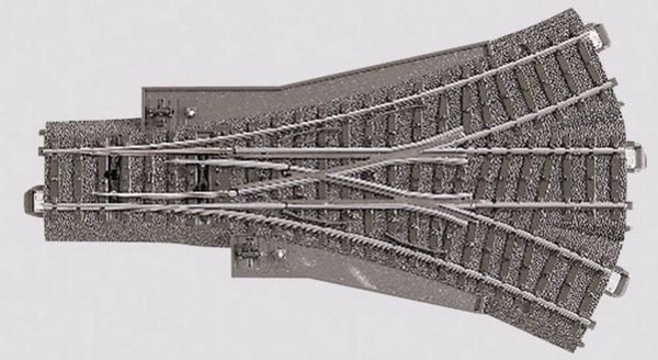 Produktbild: M&auml;rklin H0 C-Gleis (mit Bettung) 24630 Dreiwegweiche 188.3mm 1St.