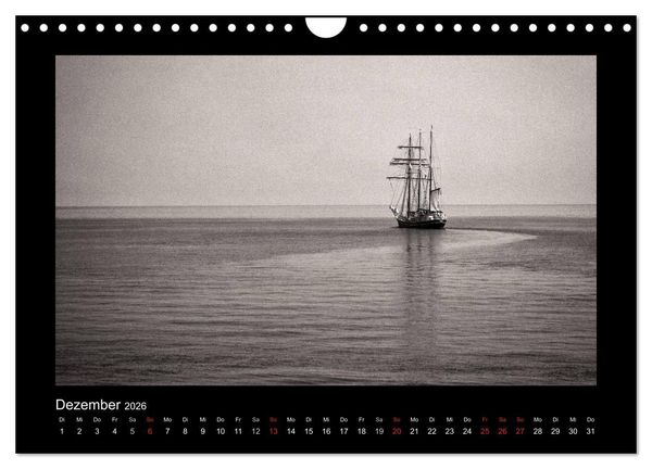 Produktbild: Segelschiffe auf der Ostsee (Wandkalender 2026 DIN A4 quer), CALVENDO Monatskalender