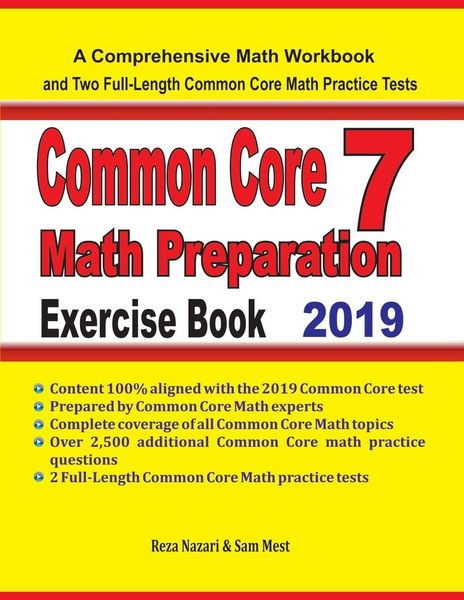 Produktbild: Common Core 7 Math Preparation Exercise Book