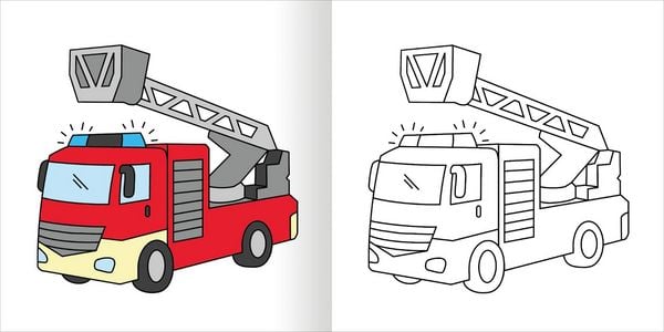 Produktbild: Mein erstes dickes Malbuch ab 2 &ndash; Polizei & Feuerwehr