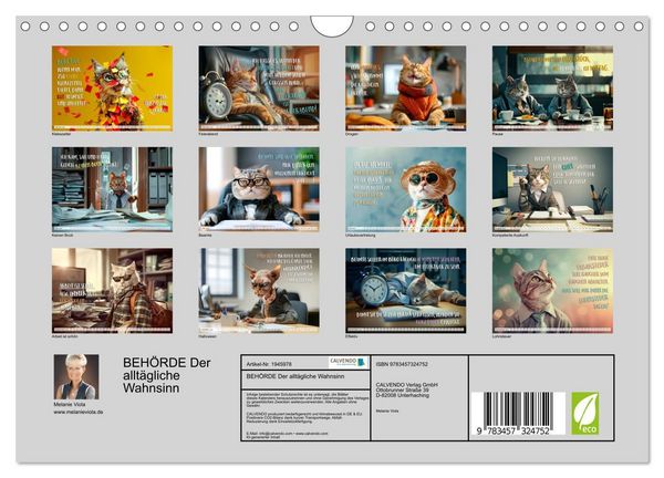 Produktbild: BEH&Ouml;RDE Der allt&auml;gliche Wahnsinn (Wandkalender 2026 DIN A4 quer), CALVENDO Monatskalender