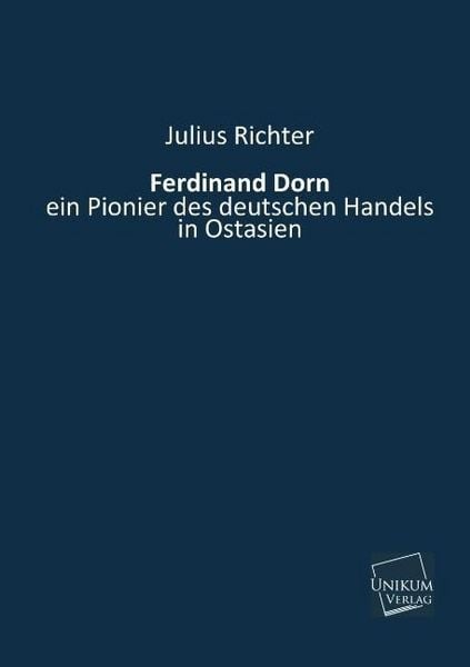 Produktbild: Richter, J: Ferdinand Dorn