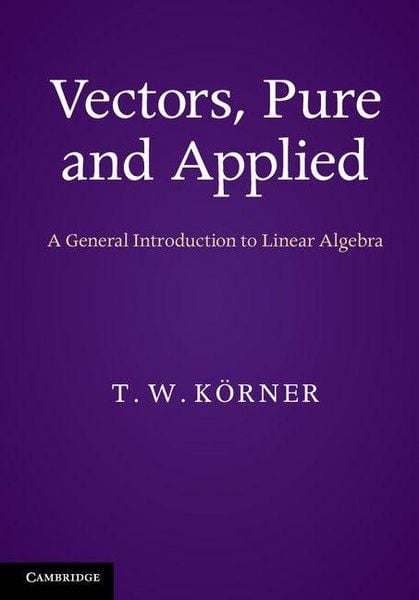 Produktbild: Vectors, Pure and Applied