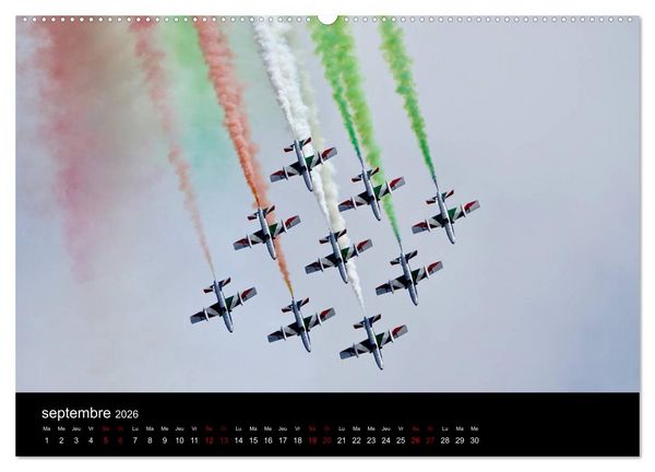 Produktbild: Les Frecce Tricolori (Calendrier mural 2026 DIN A2 vertical) calendrier de bureau