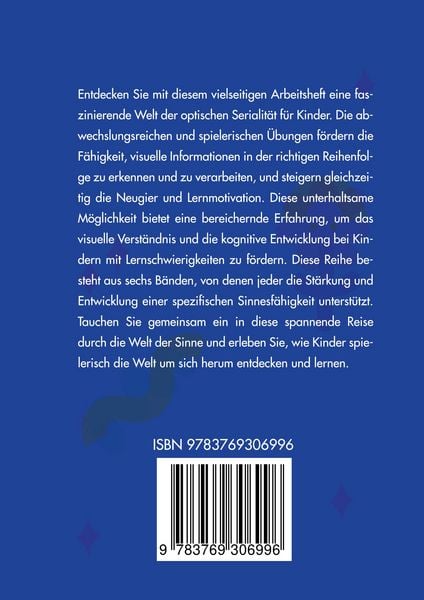 Produktbild: &Uuml;bungsheft f&uuml;r Sinneswahrnehmungen