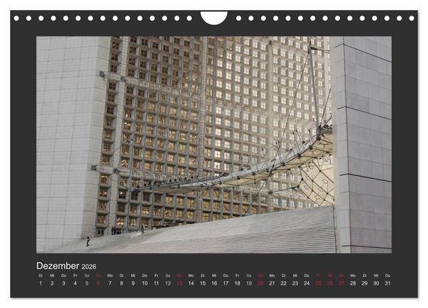 Produktbild: Paris, mon amour (Wandkalender 2026 DIN A4 quer), CALVENDO Monatskalender