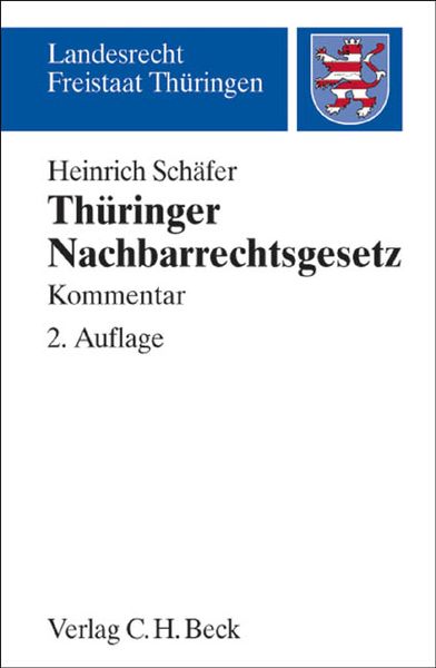 Produktbild: Th&uuml;ringer Nachbarrechtsgesetz