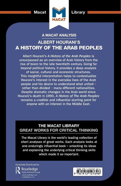 Produktbild: An Analysis of Albert Hourani's A History of the Arab Peoples
