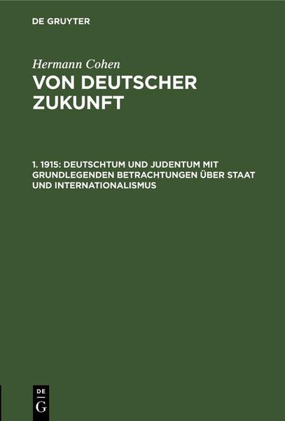 Produktbild: Deutschtum und Judentum mit grundlegenden Betrachtungen &uuml;ber Staat und Internationalismus