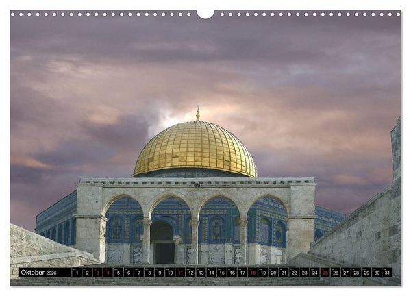 Produktbild: Jerusalem, die heilige Stadt (Wandkalender 2026 DIN A3 quer), CALVENDO Monatskalender