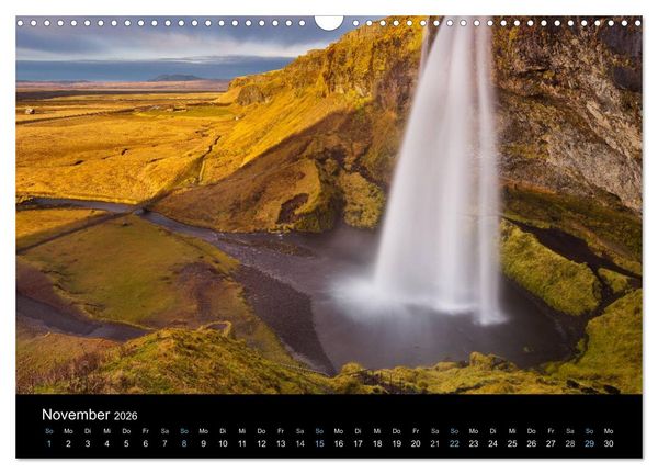 Produktbild: Traumziel Island 2026 (Wandkalender 2026 DIN A3 quer), CALVENDO Monatskalender