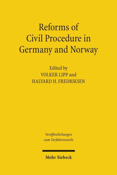 Produktbild: Reforms of Civil Procedure in Germany and Norway