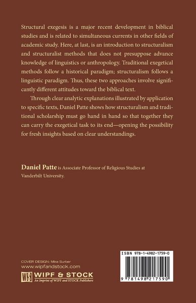 Produktbild: What is Structural Exegesis?