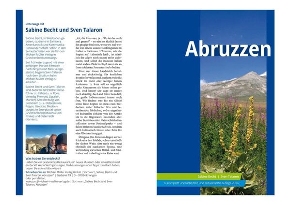 Produktbild: MICHAEL M&Uuml;LLER Reisef&uuml;hrer Abruzzen