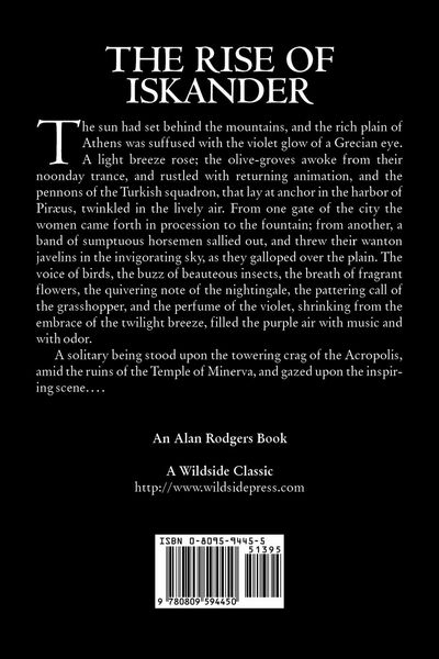 Produktbild: The Rise of Iskander by Benjamin Disraeli, Fiction, Historical