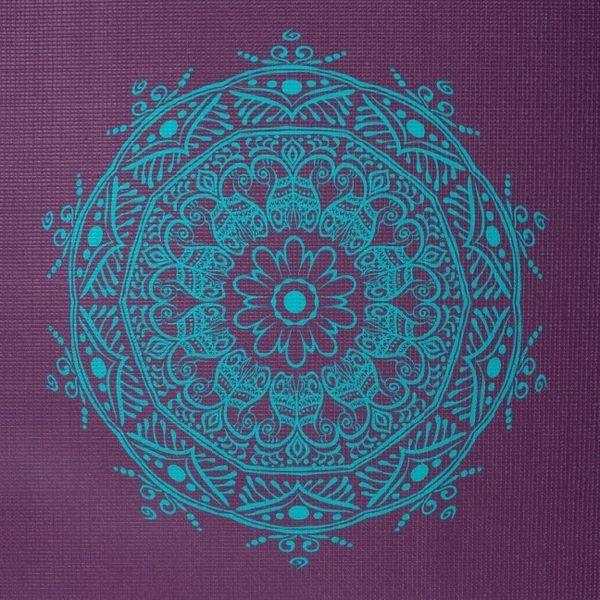 Produktbild: Yogamatte Leela Collection Mandala, aubergine