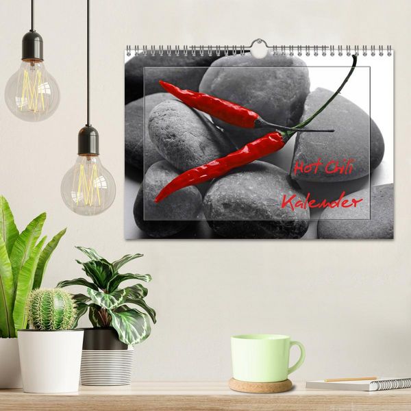 Produktbild: Hot Chili K&uuml;chen Kalender (Wandkalender 2026 DIN A4 quer), CALVENDO Monatskalender