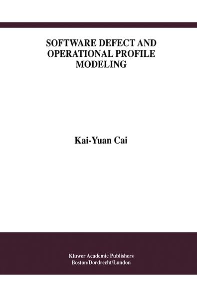 Produktbild: Software Defect and Operational Profile Modeling