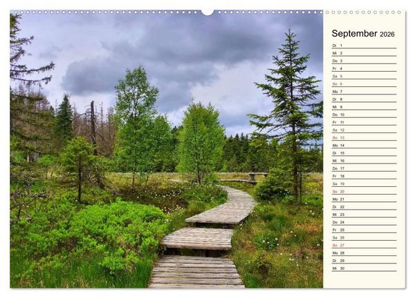 Produktbild: Der Harz - Sch&ouml;nstes Mittelgebirge Deutschlands (hochwertiger Premium Wandkalender 2026 DIN A2 quer), Kunstdruck in Hochglanz