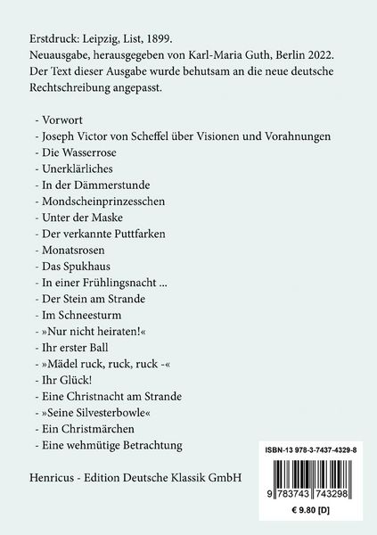 Produktbild: Spukgeschichten und andere Erz&auml;hlungen