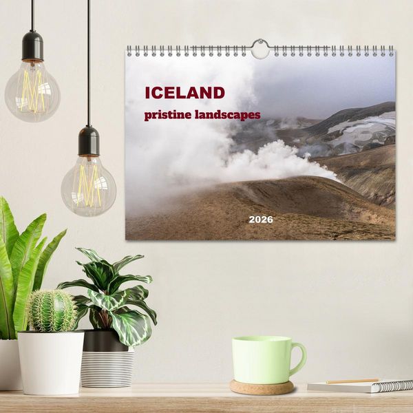 Produktbild: ICELAND pristine landscapes (Wall Calendar 2026 DIN A4 landscape), CALVENDO 12 Month Wall Calendar