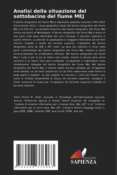 Produktbild: Analisi della situazione del sottobacino del fiume MEJ