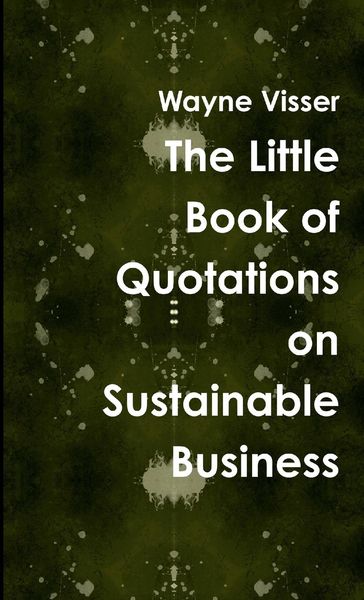 Produktbild: The Little Book of Quotations on Sustainable Business