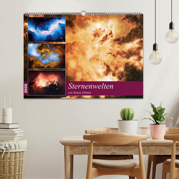 Produktbild: Sternenwelten (Wandkalender 2026 DIN A2 quer), CALVENDO Monatskalender