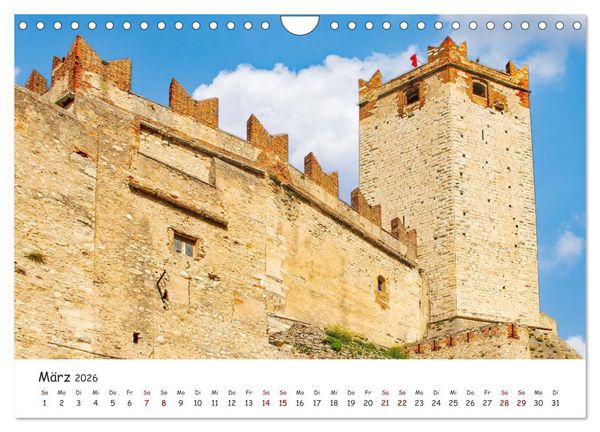 Produktbild: Malcesine am Gardasee (Wandkalender 2026 DIN A4 quer), CALVENDO Monatskalender