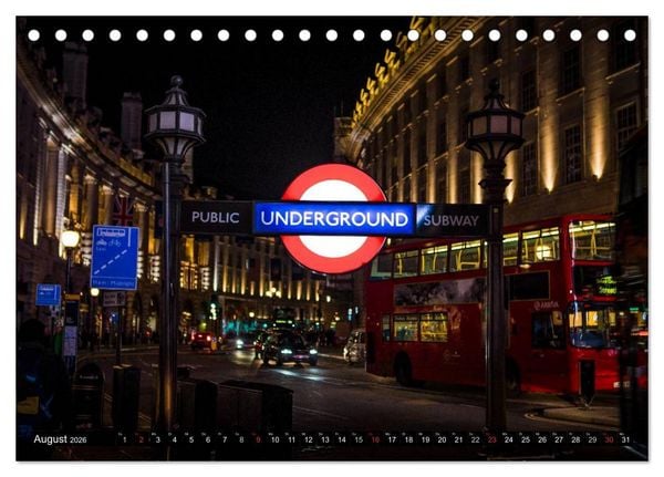 Produktbild: Wundervolles London (Tischkalender 2026 DIN A5 quer), CALVENDO Monatskalender