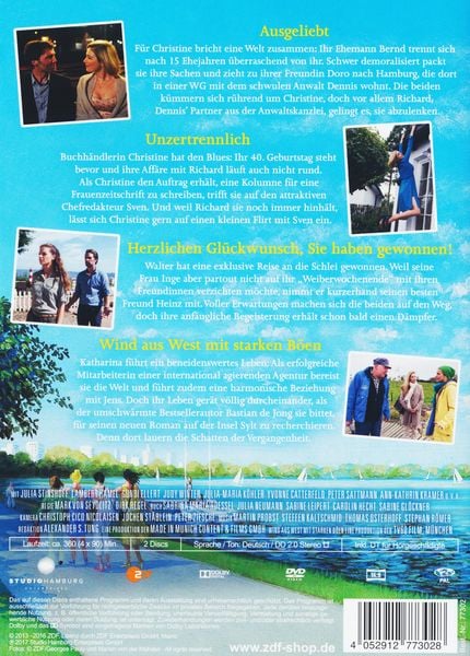 Produktbild: Dora Heldt - Edition 2: Ausgeliebt/Unzertrennlich/Herzlichen Gl&uuml;ckwunsch, Sie haben gewonnen!/Wind aus West mit starken B&ouml;en [2 DVDs]