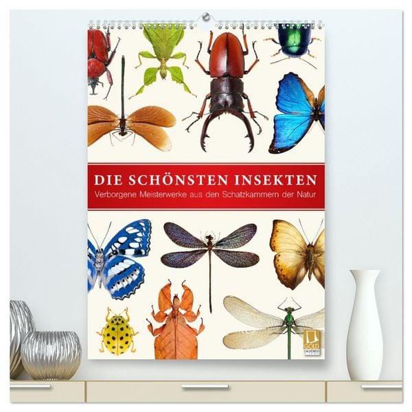 Produktbild: Die sch&ouml;nsten Insekten (hochwertiger Premium Wandkalender 2026 DIN A2 hoch), Kunstdruck in Hochglanz