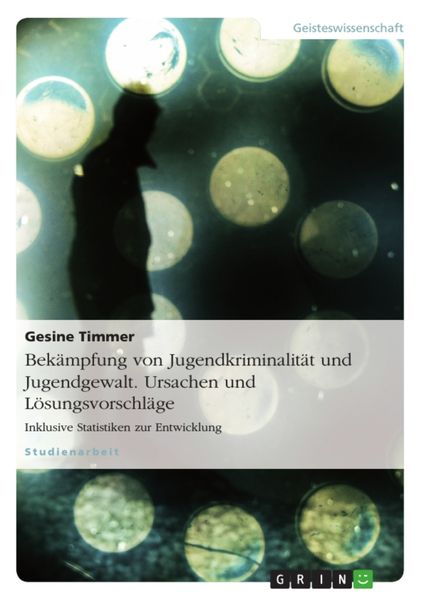 Produktbild: Bek&auml;mpfung von Jugendkriminalit&auml;t und Jugendgewalt. Ursachen und L&ouml;sungsvorschl&auml;ge
