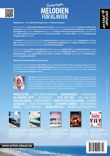 Produktbild: Zauberhafte Melodien f&uuml;r Klavier