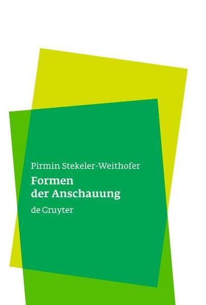 Produktbild: Formen der Anschauung