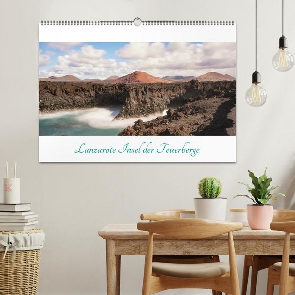 Produktbild: Lanzarote - Insel der Feuerberge (Wandkalender 2026 DIN A2 quer), CALVENDO Monatskalender