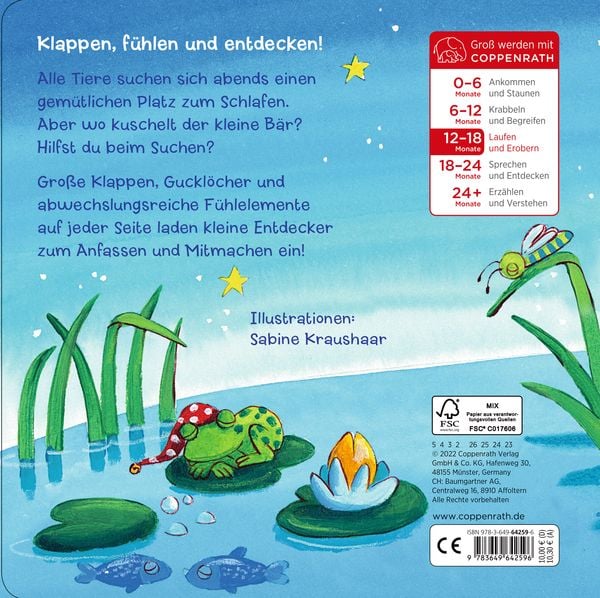 Produktbild: Mein erstes Guckloch-Fühlbuch: Kleiner Bär, wo bist du?