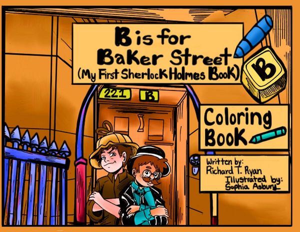 Produktbild: B is For Baker Street - My First Sherlock Holmes Coloring Book