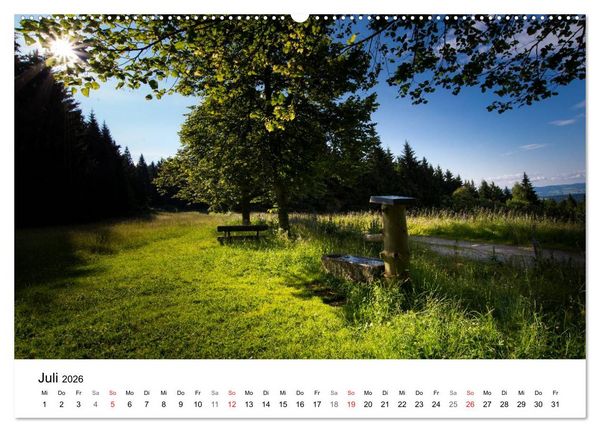 Produktbild: Impressionen Passauer Land, Bayrischer Wald, Grenzland (Wandkalender 2026 DIN A2 quer), CALVENDO Monatskalender