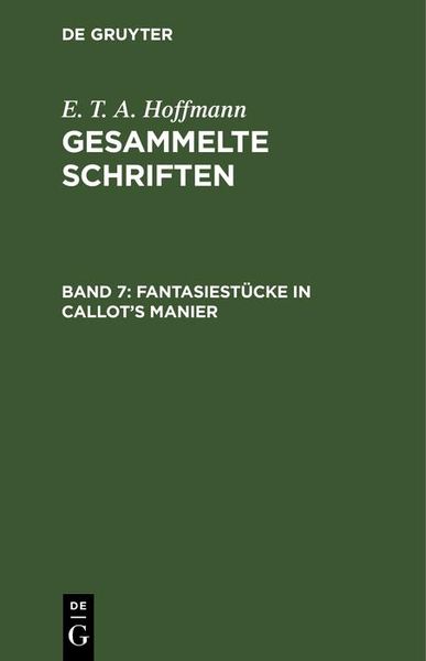 Produktbild: Fantasiest&uuml;cke in Callot's Manier