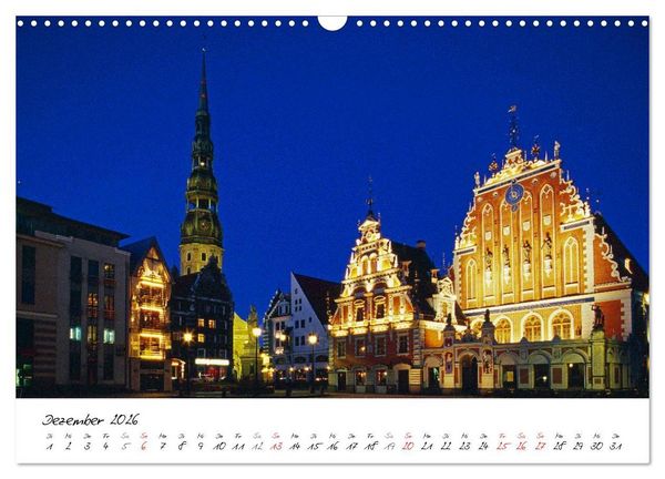 Produktbild: Litauen und Lettland (Wandkalender 2026 DIN A3 quer), CALVENDO Monatskalender
