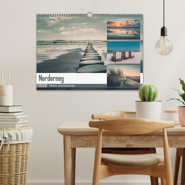 Produktbild: Mein Jahr auf Norderney (Wandkalender 2026 DIN A3 quer), CALVENDO Monatskalender