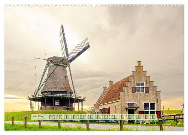 Produktbild: Das ist Nordholland! Querformat (hochwertiger Premium Wandkalender 2026 DIN A2 quer), Kunstdruck in Hochglanz