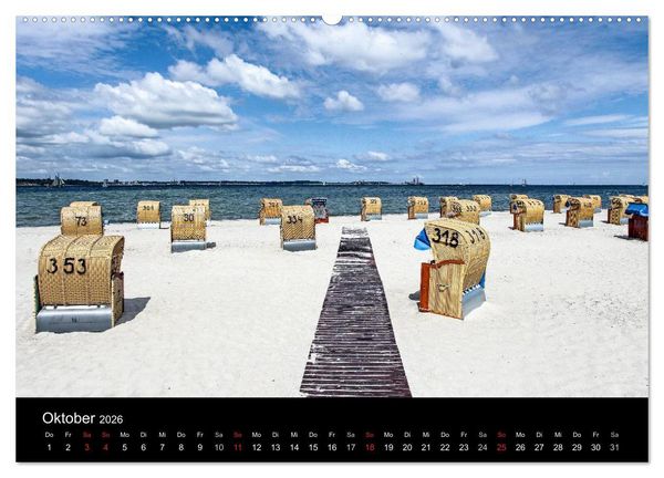 Produktbild: Malerische Kieler F&ouml;rde (hochwertiger Premium Wandkalender 2026 DIN A2 quer), Kunstdruck in Hochglanz